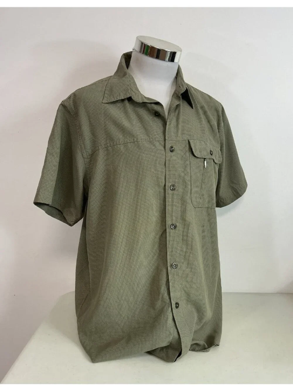The North Face Plaid Hiking Shirt Mens Large